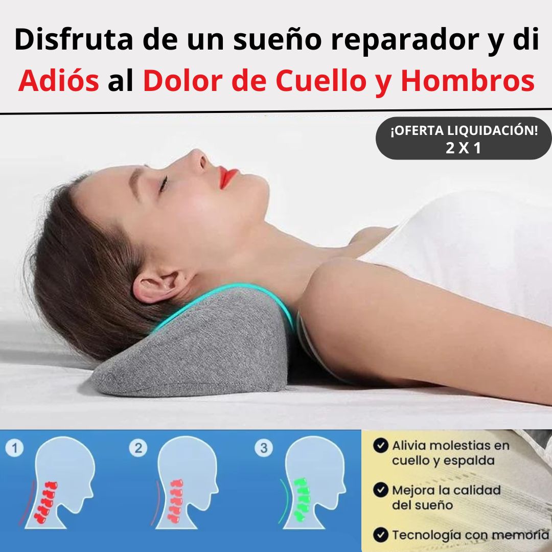 Pack 2 x 1: Almohadas Ortopédicas Cervicales BiscoFlex®